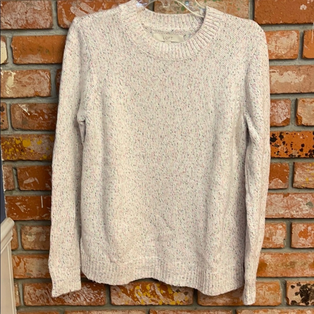 Loft crew neck sweater size Large